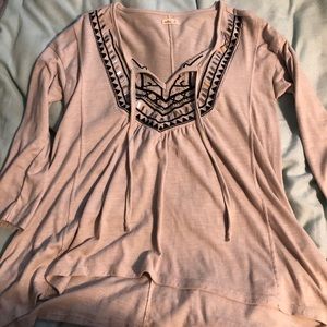 half sleeve blouse